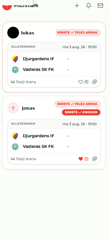 Pitchmark Maak Pitchmark van jou screenshot